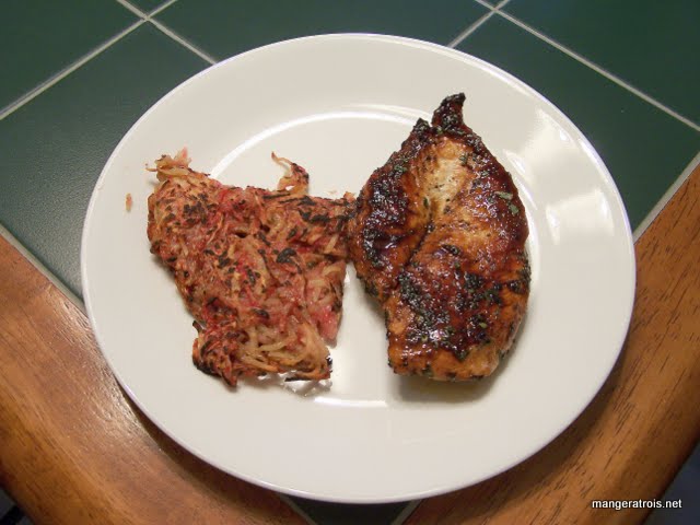 Beet and Potato Roesti