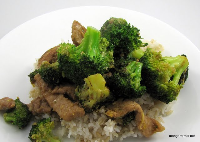 Pork and Broccoli Stir-Fry with Ginger and Hoisin Sauce
