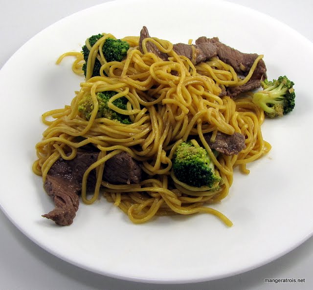 Broccoli Beef Noodle Stir Fry