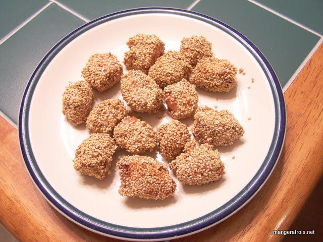 Pancetta and Sesame Coated Turnips