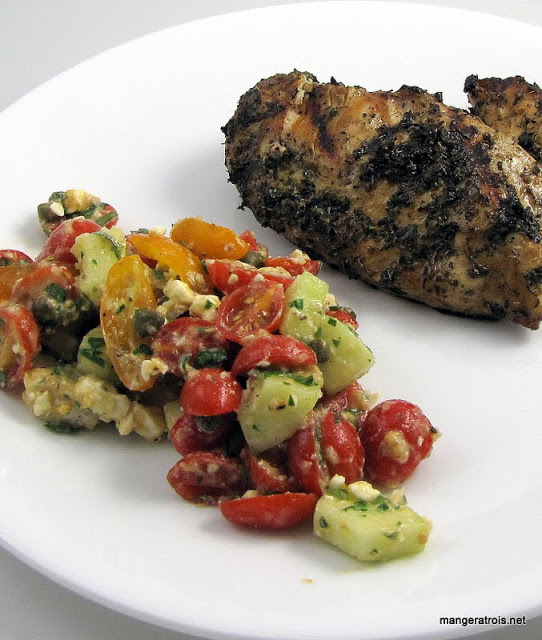 Greek Cherry Tomato Salad