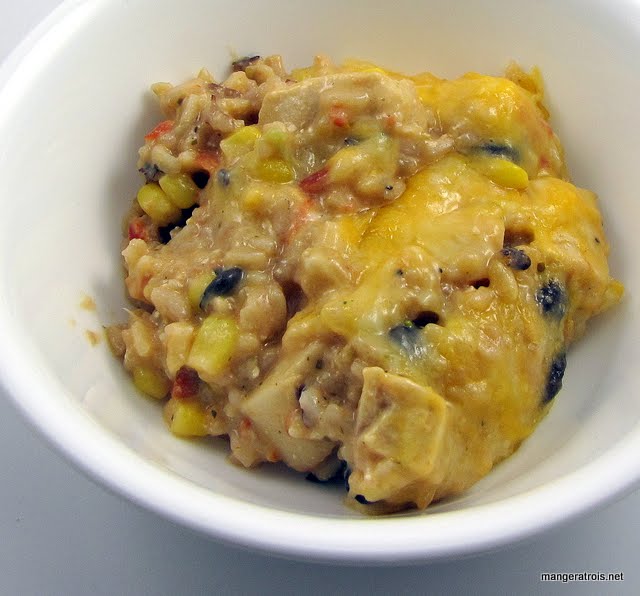 South-of-the-Border Chicken and Rice Bake