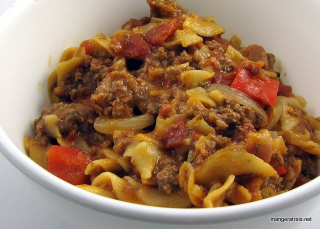 Beef and Noodle Skillet Meal