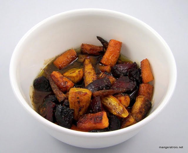 Roasted Beets and Carrots