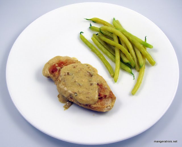 Chicken with Mustard Cream Sauce