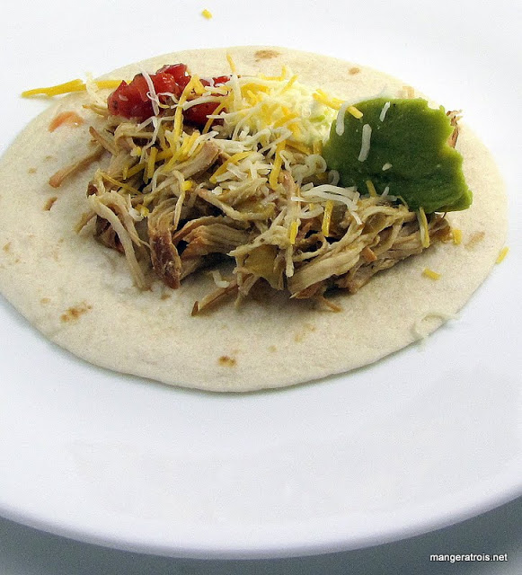 Slow Cooker Chicken Tacos Verde