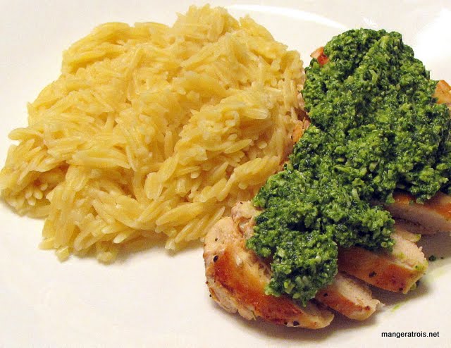 Chicken with Spinach Pesto