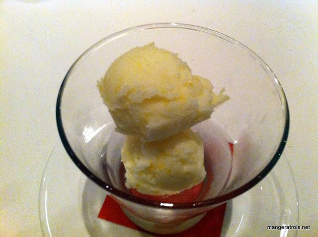 lemon sorbet