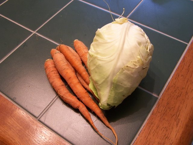 Carrots and Cabbage
